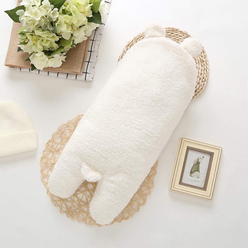 First Kick Baby Blankets Newborn Combo Pack - Super Soft Fleece Sleeping Bags (2 Pack, White & Sky Blue) - Image 4